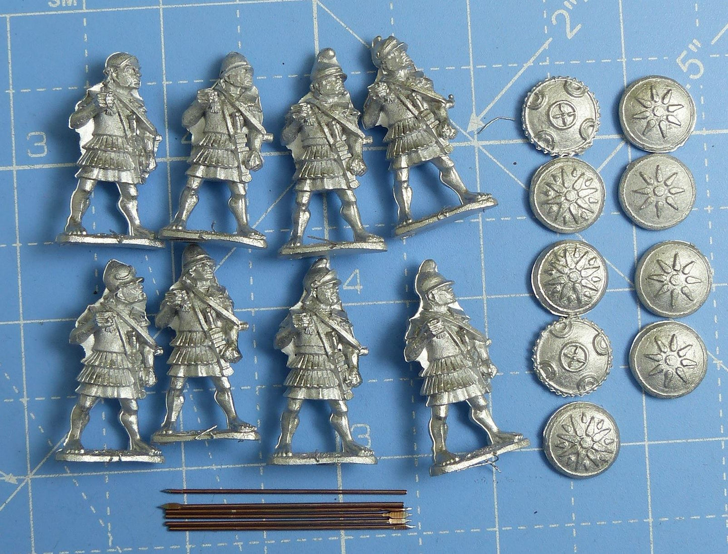 Armoured Macedonian Pikemen WG92 Metal - Wargames Foundry Miniatures #26T