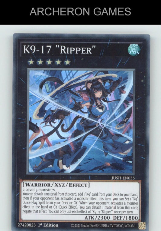 K9-17 "Ripper" SR YUGIOH Card