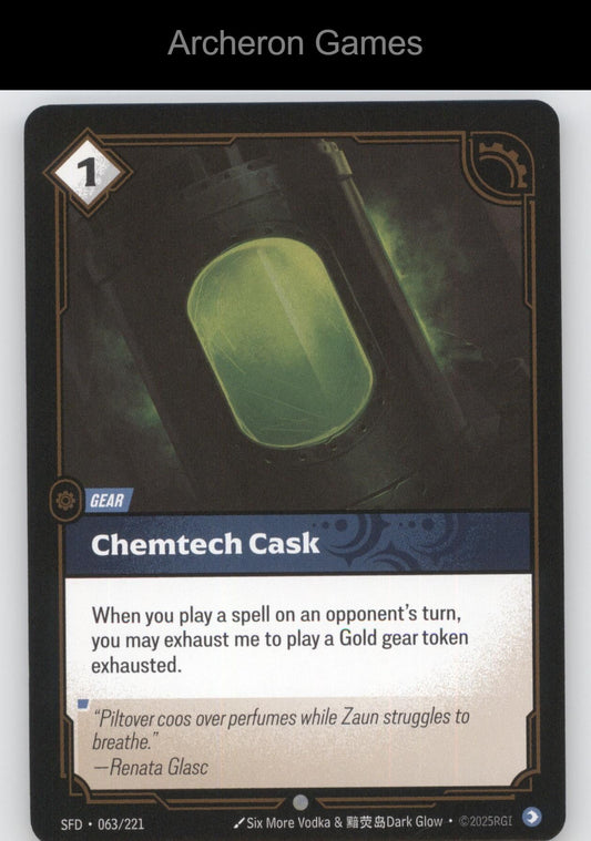 Chemtech Cask SFD 063/221 C  Card Spiritforged