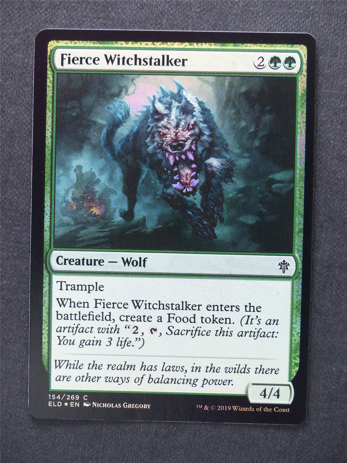 Fierce Witchstalker Foil - Mtg Magic Cards #VA