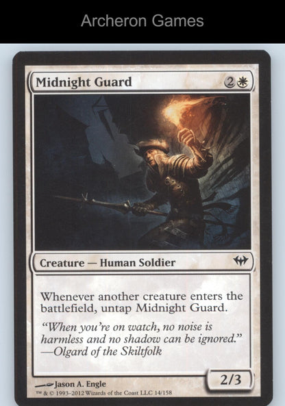 Midnight Guard 14 C MTG Card Dark Ascension