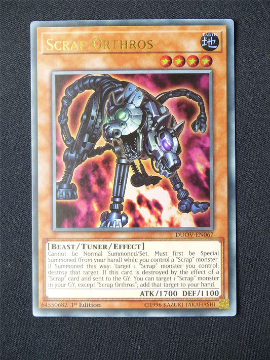 Scrap Orthros DUOV Ultra Rare - 1st ed Yugioh Card #3RI