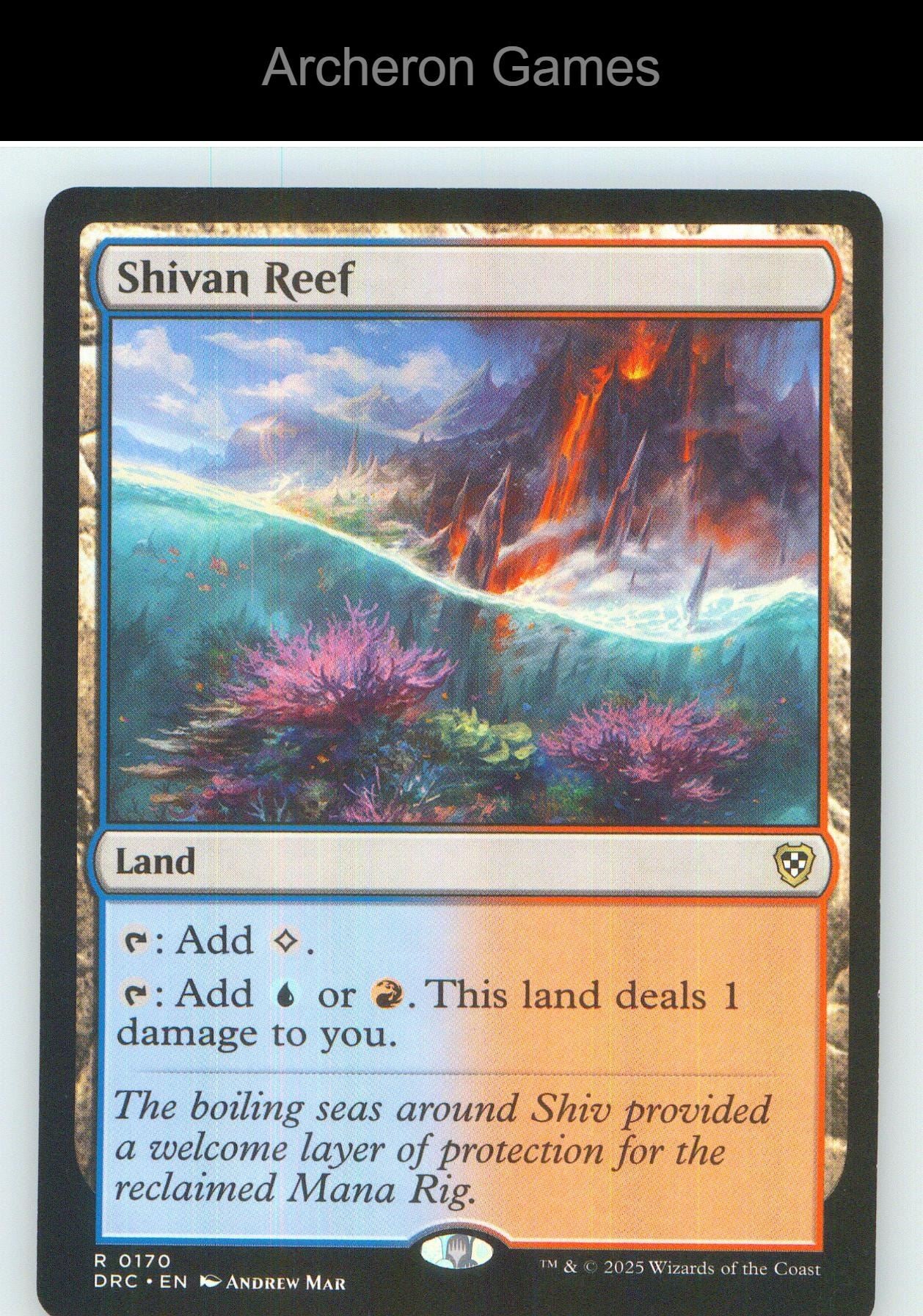 Shivan Reef 170 R MTG Card NM/EX+