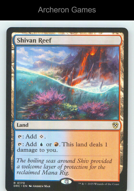 Shivan Reef 170 R MTG Card NM/EX+