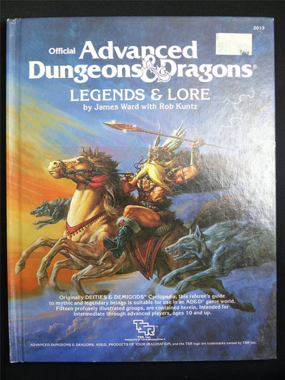 Official Advanced D&D: Legends & Lore - Roleplay Hardback #1GL