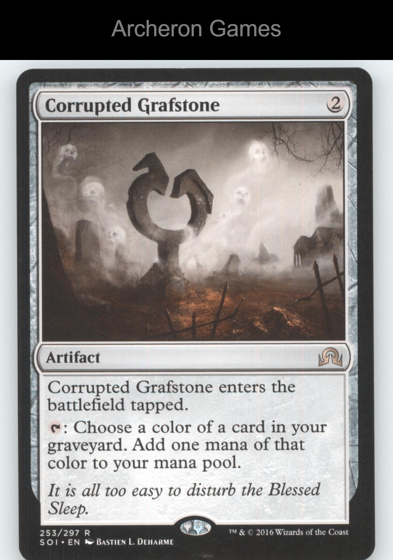 Corrupted Grafstone 253 R MTG Card Shadows over Innistrad
