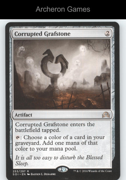 Corrupted Grafstone 253 R MTG Card Shadows over Innistrad