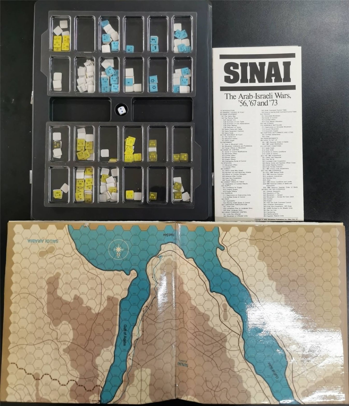Sinai: The Arab-Israeli Wars: 56' 67' and 73' - SPI Game #QU