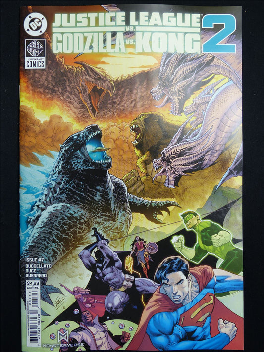 JUSTICE League vs Godzilla vs Kong 2 #7 - B&B Apr 2026 DC Comic #2X7