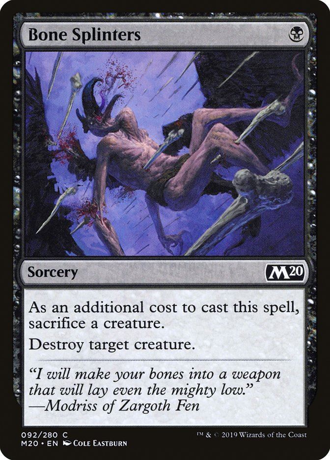 Bone Splinters - Core Set 2020 m20
