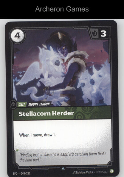 Stellacorn Herder SFD 048/221 UC  Card Spiritforged