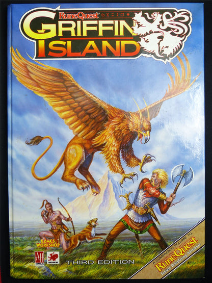 RuneQuest: Griffin Island with Map - Games Workshop Roleplaying Hardback #2ME