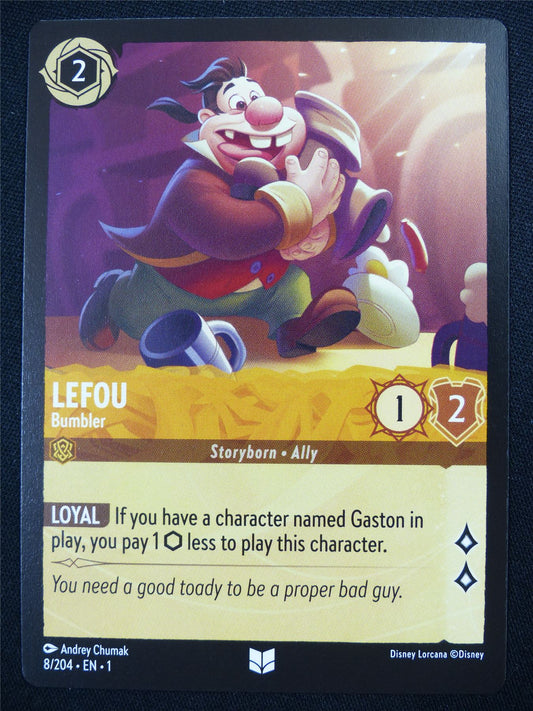 Lefou Bumbler 8/204 - Lorcana Card #4SK