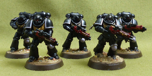 Intercessor Squad set of 5 painted - Space Marines - Warhammer 40K #3ZA