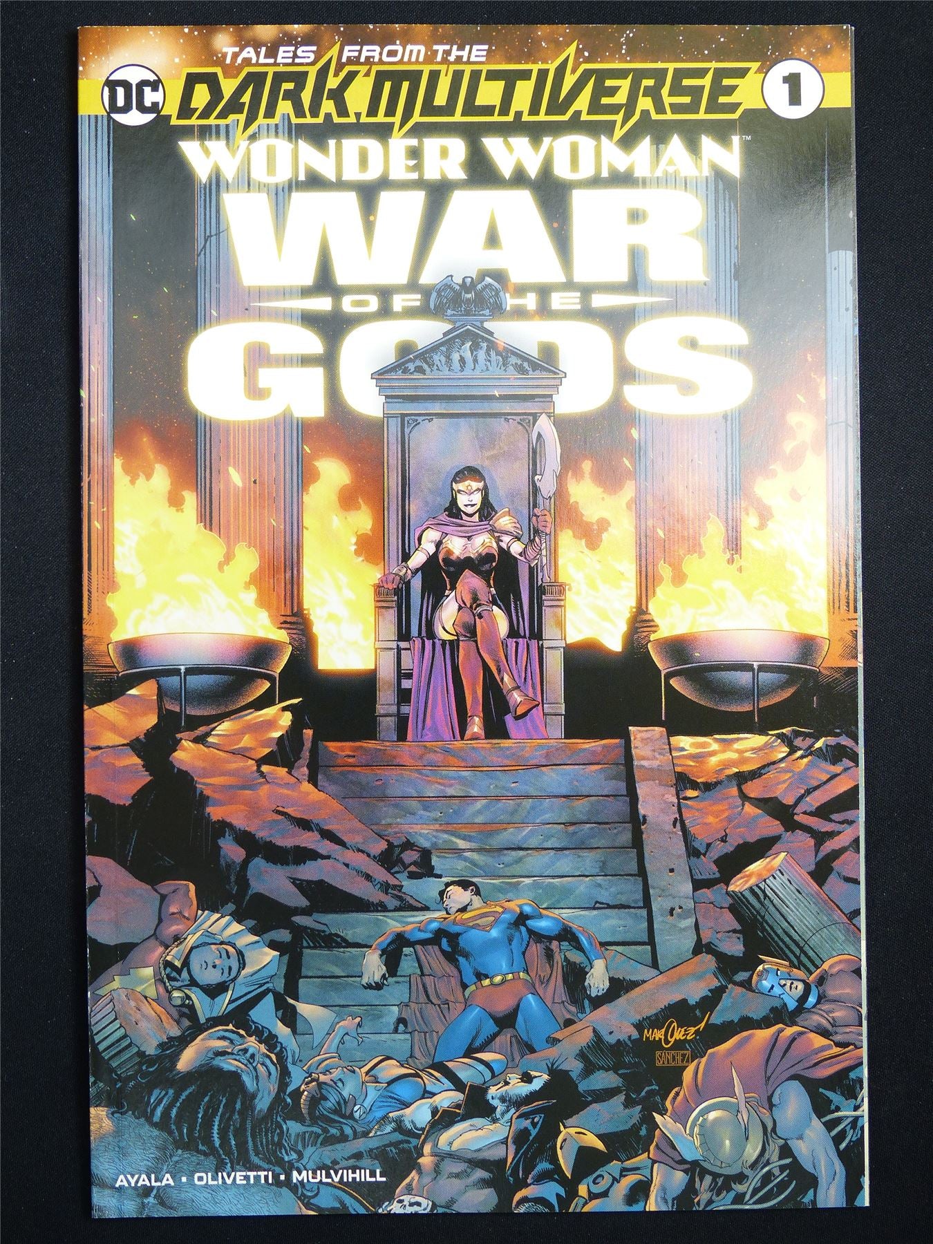 WONDER Woman: War of the Gods #1 Dark Multiverse - DC Comic #2BQ