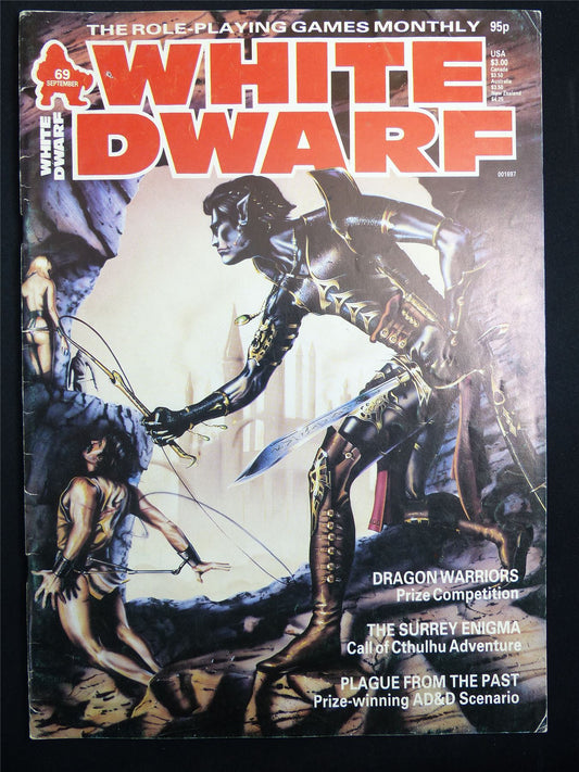Vintage White Dwarf #69 OOP - Warhammer Magazine #LI