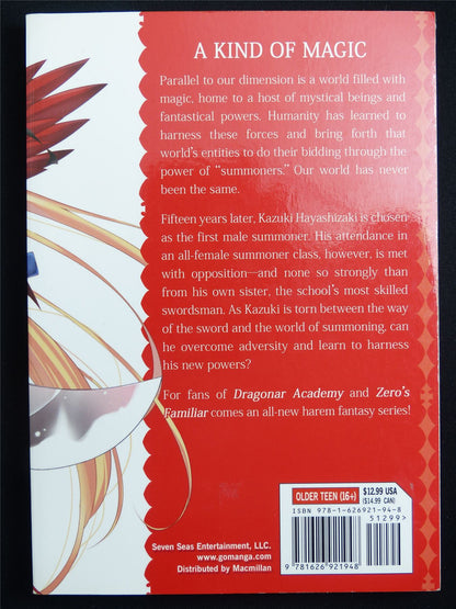 Magika Swordsman and Summoner volume 1 - Seven Seas Manga #1BW