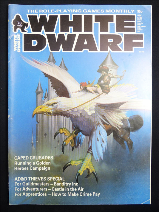 Vintage White Dwarf #76 OOP - Warhammer Magazine #LD