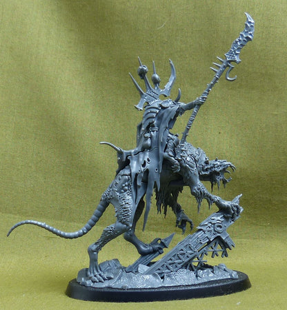 Clawlord on Gnaw-beast - Skaven - Warhammer AoS #1CB