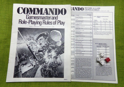 Commando The Combat Adventure Games SPI 2440 #6B