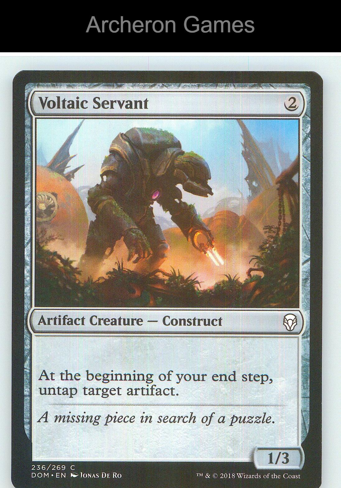 Voltaic Servant DOM 236 C MTG Card NM/EX+