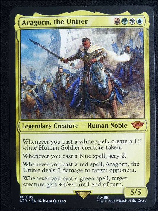 Aragorn the Uniter - LTR - Mtg Card #4OG