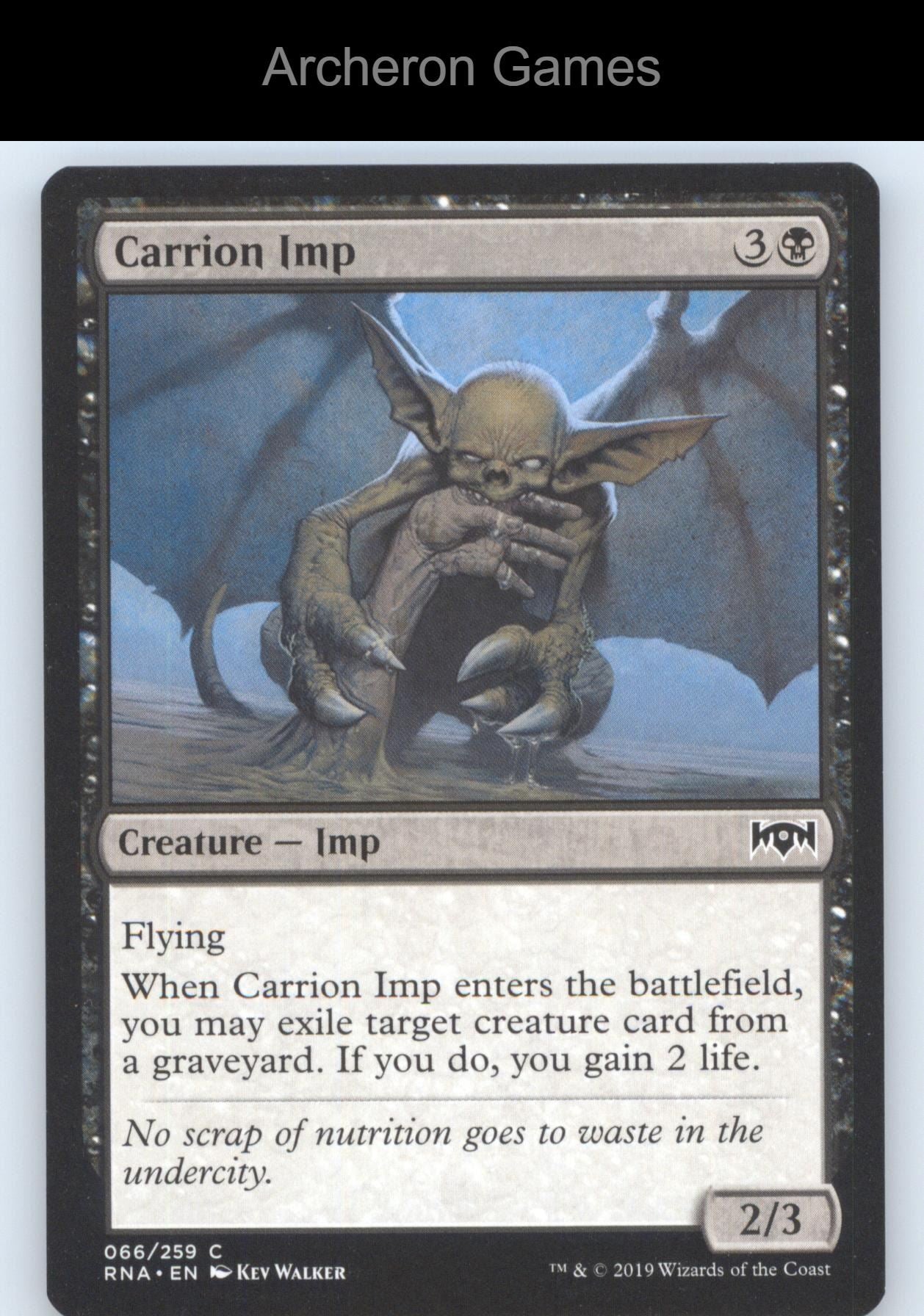 Carrion Imp 66 C MTG Card Ravnica Allegiance