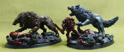 The Wolf-kin of Russ painted - Space Wolves - Warhammer Horus Heresy #4XA