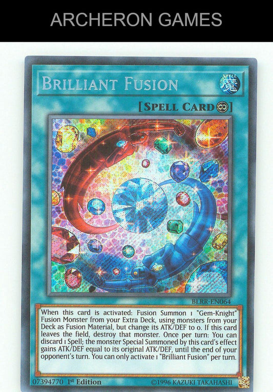 Brilliant Fusion SEC YUGIOH Card