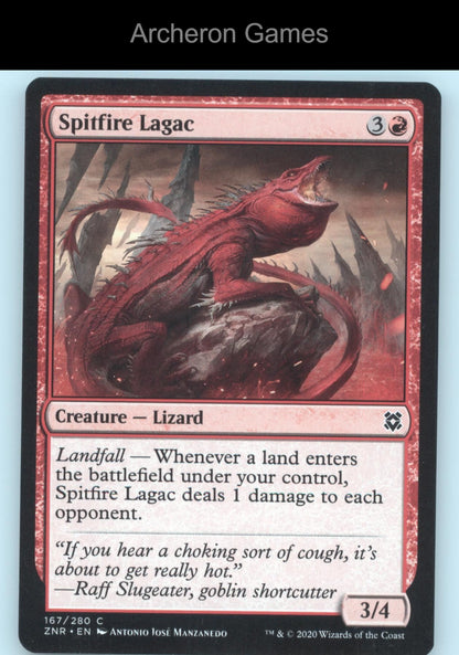 Spitfire Lagac 167 C MTG Card Zendikar Rising