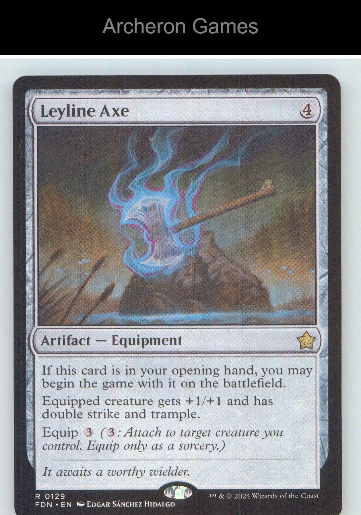 Leyline Axe FDN 129 R MTG Card NM/EX+
