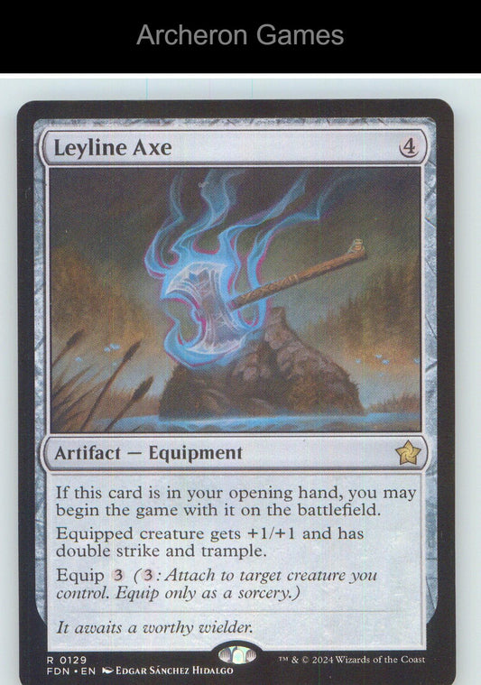 Leyline Axe FDN 129 R MTG Card NM/EX+