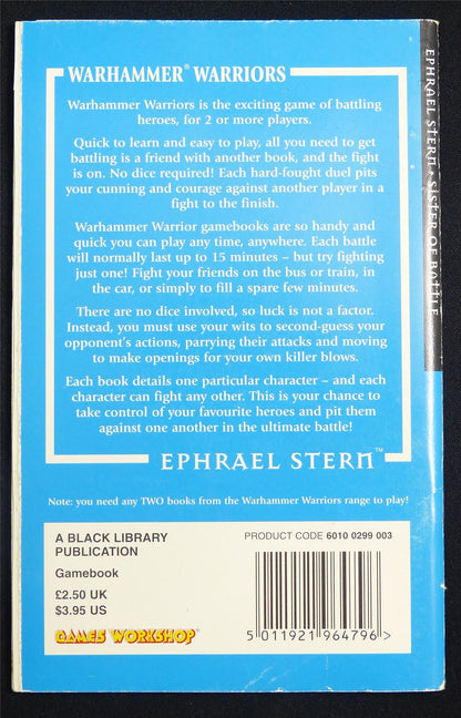 Warhammer Warriors: Ephrael Stern Booklet #1WG