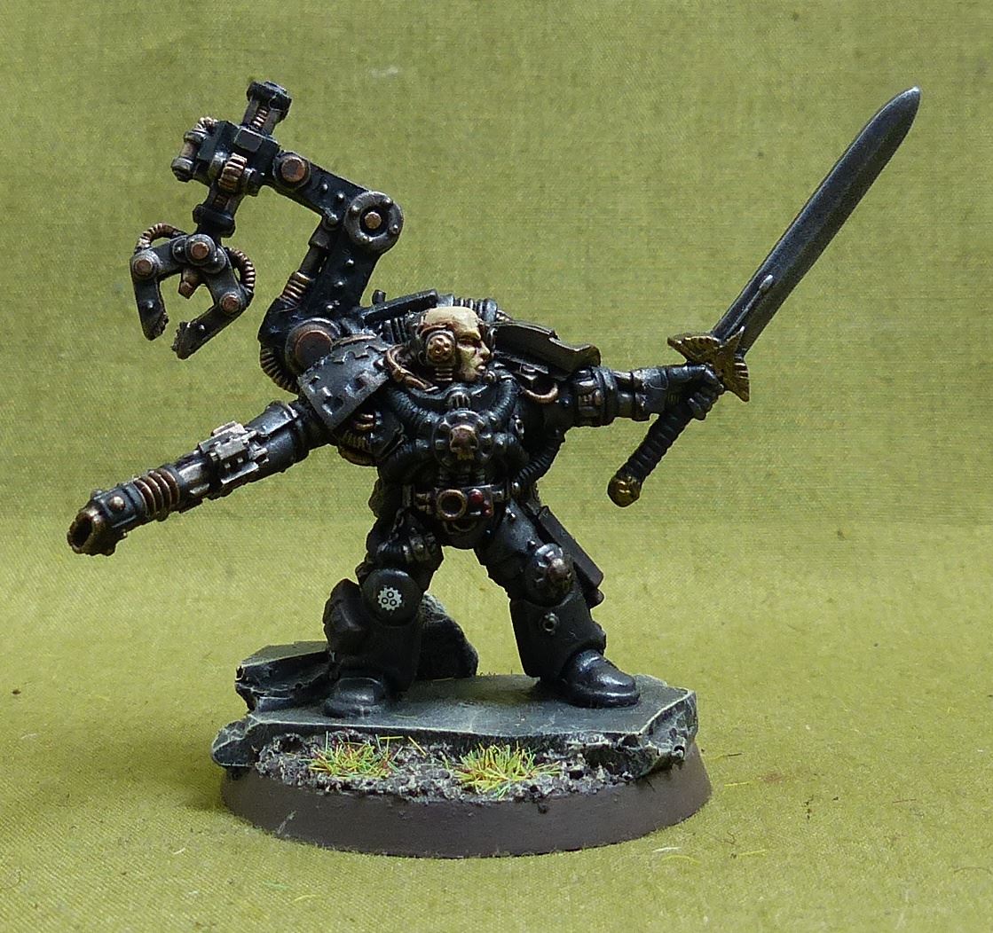 Classic Metal Techmarine OOP painted - Iron Hands - Warhammer Horus Heresy #2QF