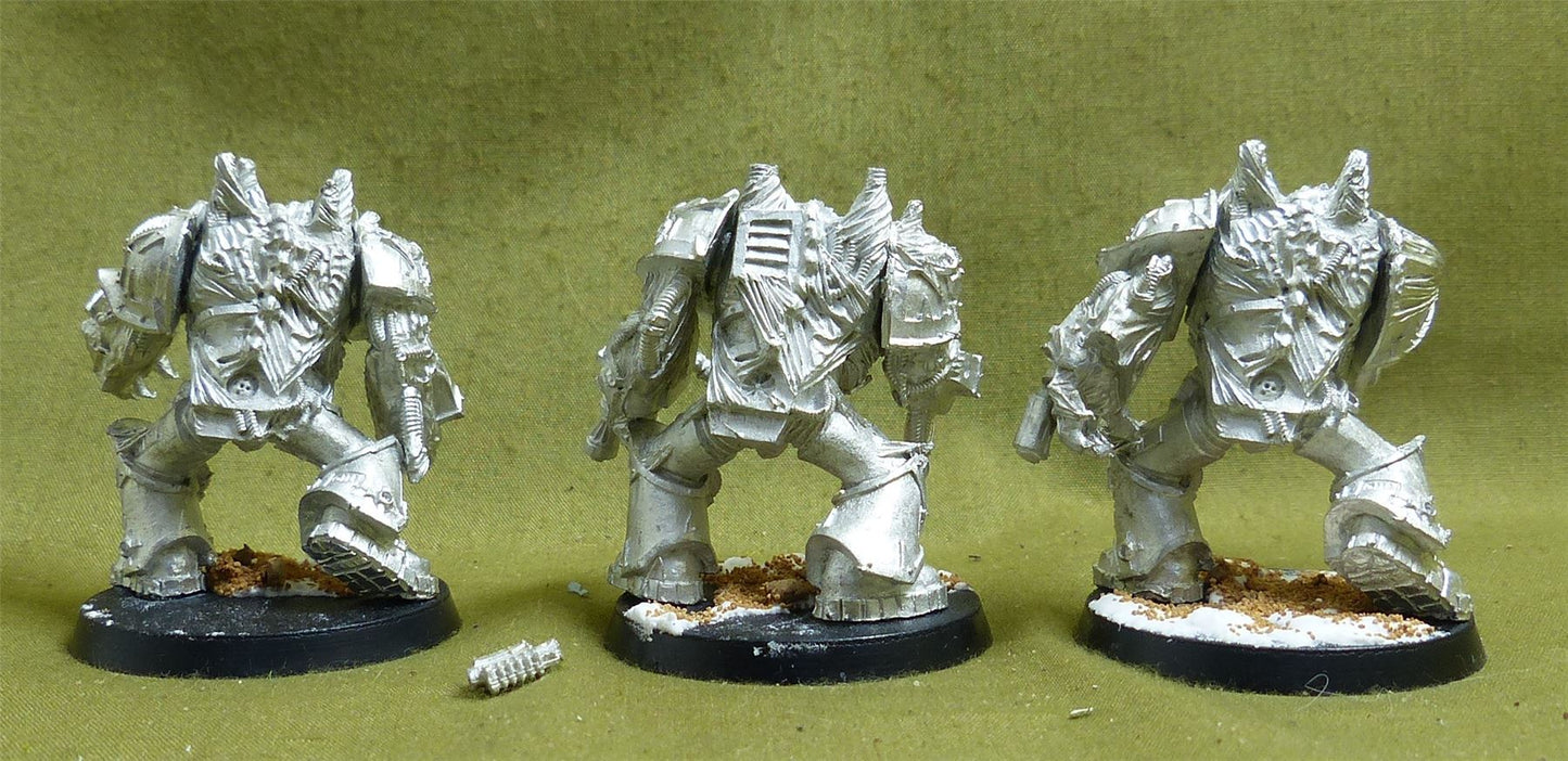 Classic Metal Obliterators set of 3 OOP - Chaos Space Marines - Warhammer 40K #2EL