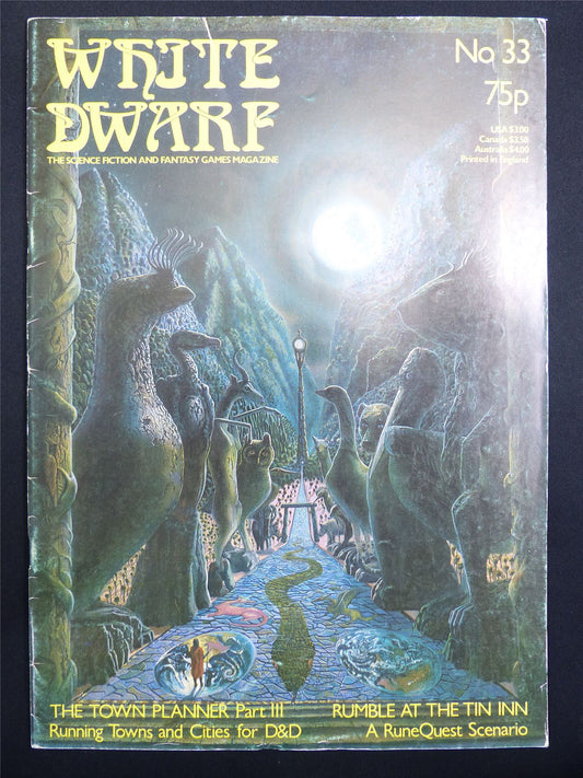 Vintage White Dwarf #33 OOP - Warhammer Magazine #KL