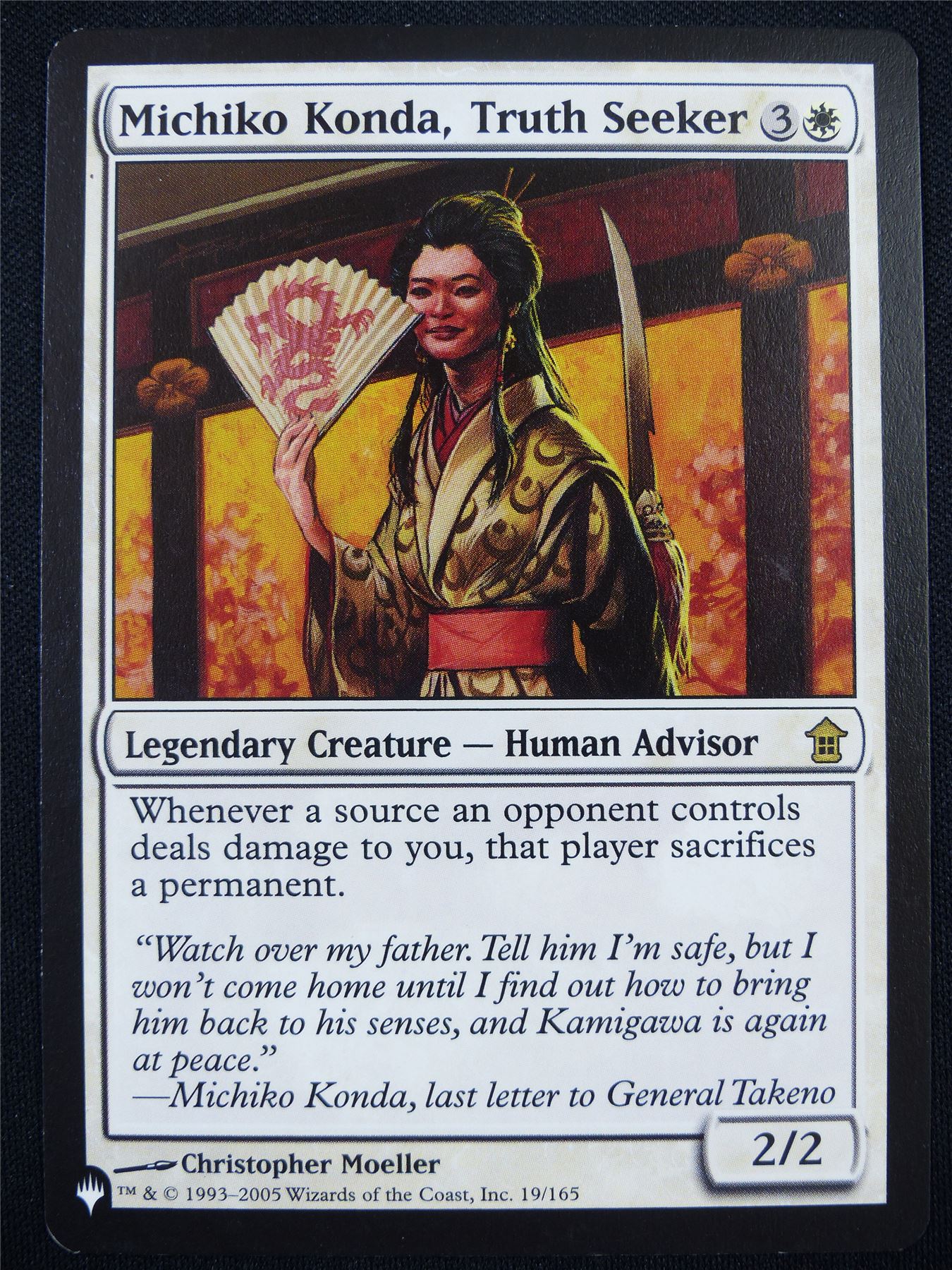 Michiko Konda Truth Seeker - SOK - Mtg Card #17V