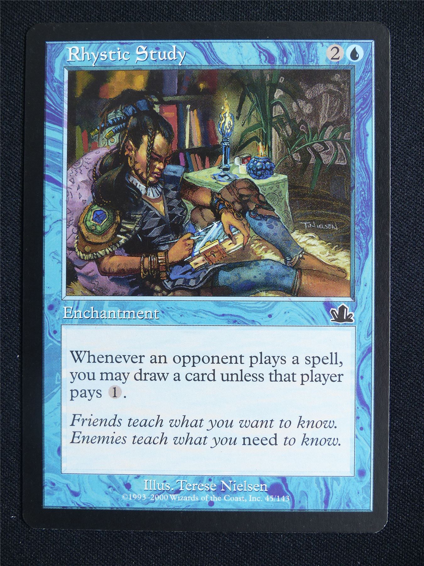 Rhystic Study - PCY - Mtg Card #3DH
