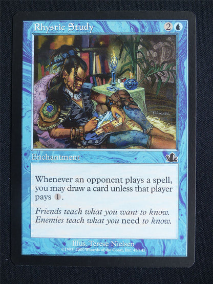 Rhystic Study - PCY - Mtg Card #3DH