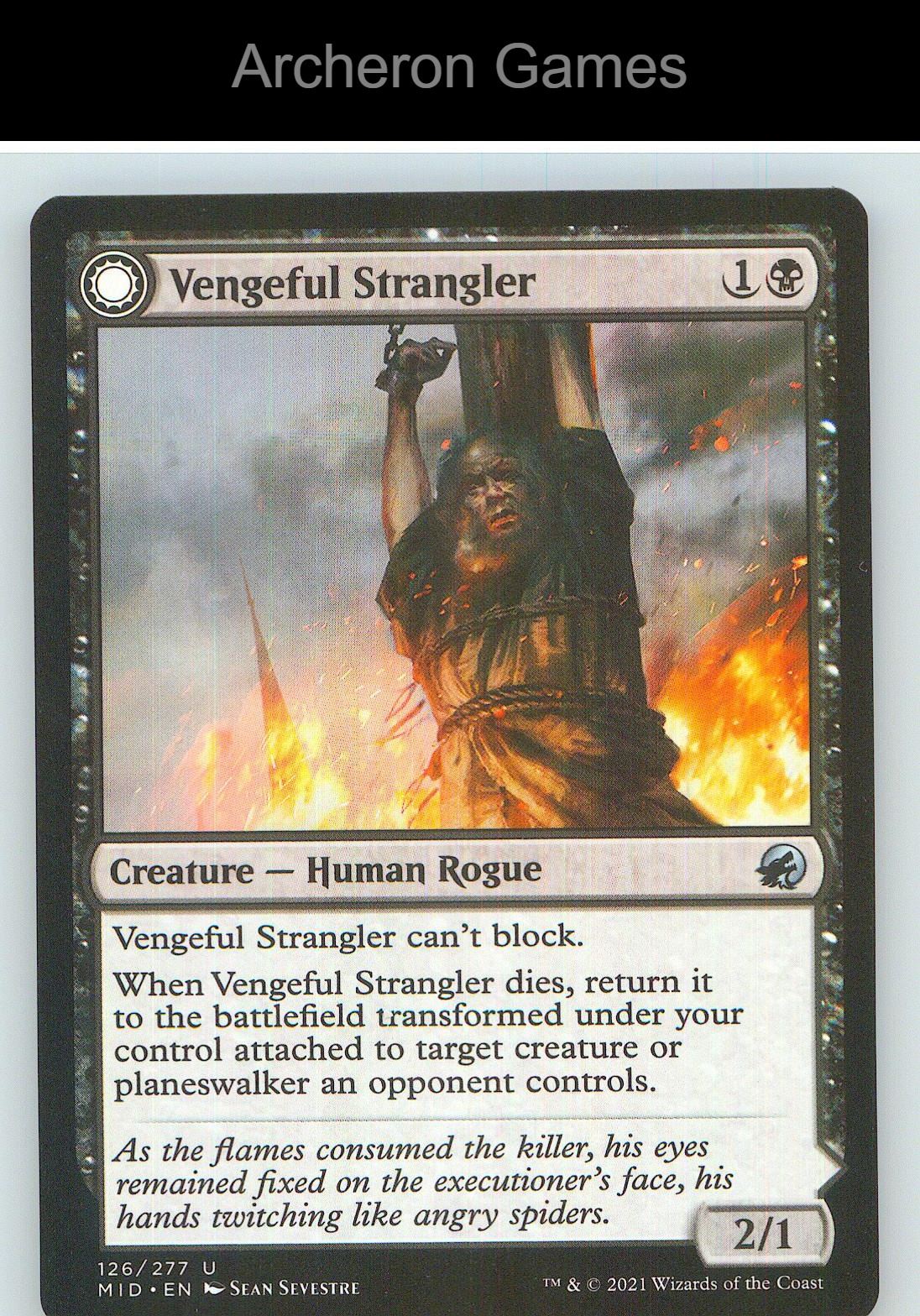 Vengeful Strangler // Strangling Grasp MID 126 UC MTG Card NM/EX+