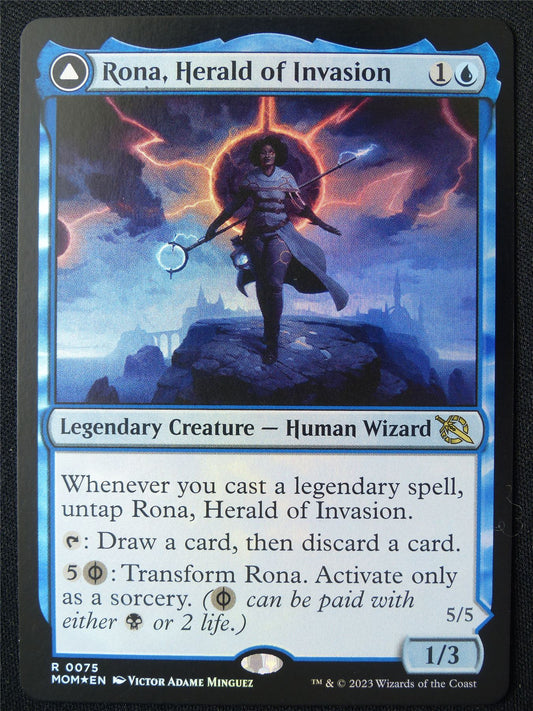 Rona Herald of Invasion Foil - MOM - Mtg Card #1VR