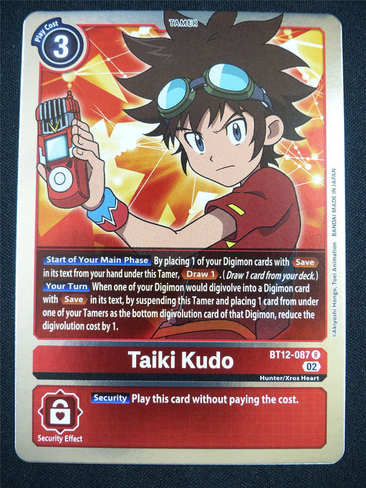 Taiki Kudo BT12-087 R - Digimon Card #KE