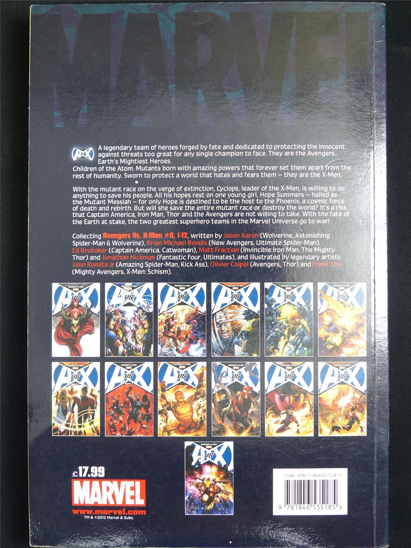 Avengers vs X-Men - Marvel Graphic Softback #48J