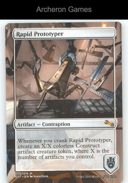 Rapid Prototyper 200 Mythic MTG Card Unstable