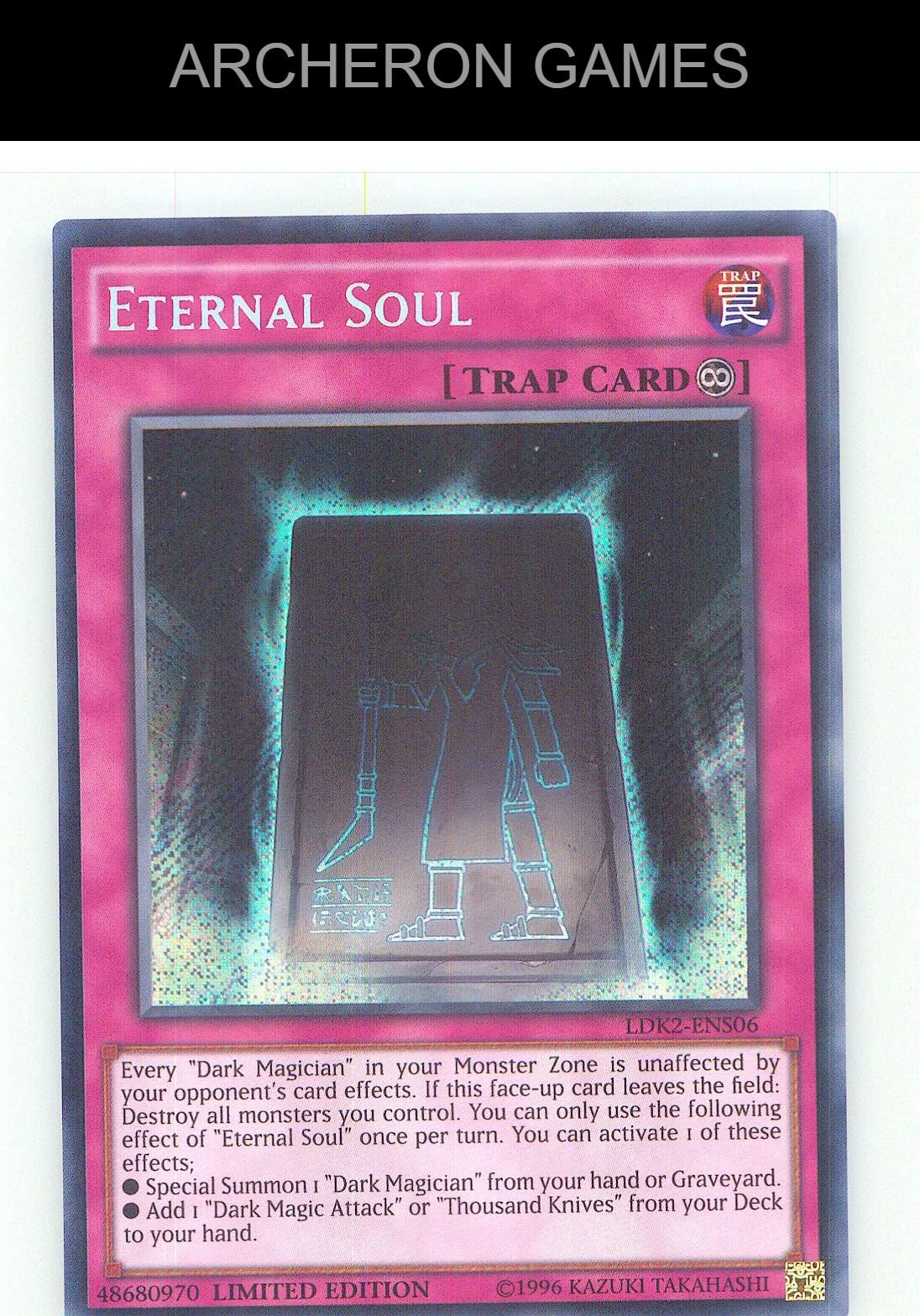 Eternal Soul SEC YUGIOH Card Limited