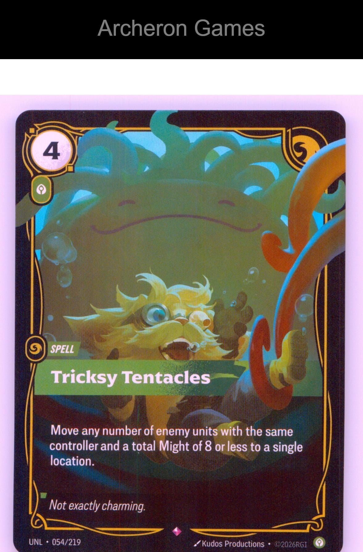 Tricksy Tentacles UNL 054/219 R Unleashed Riftbound Card