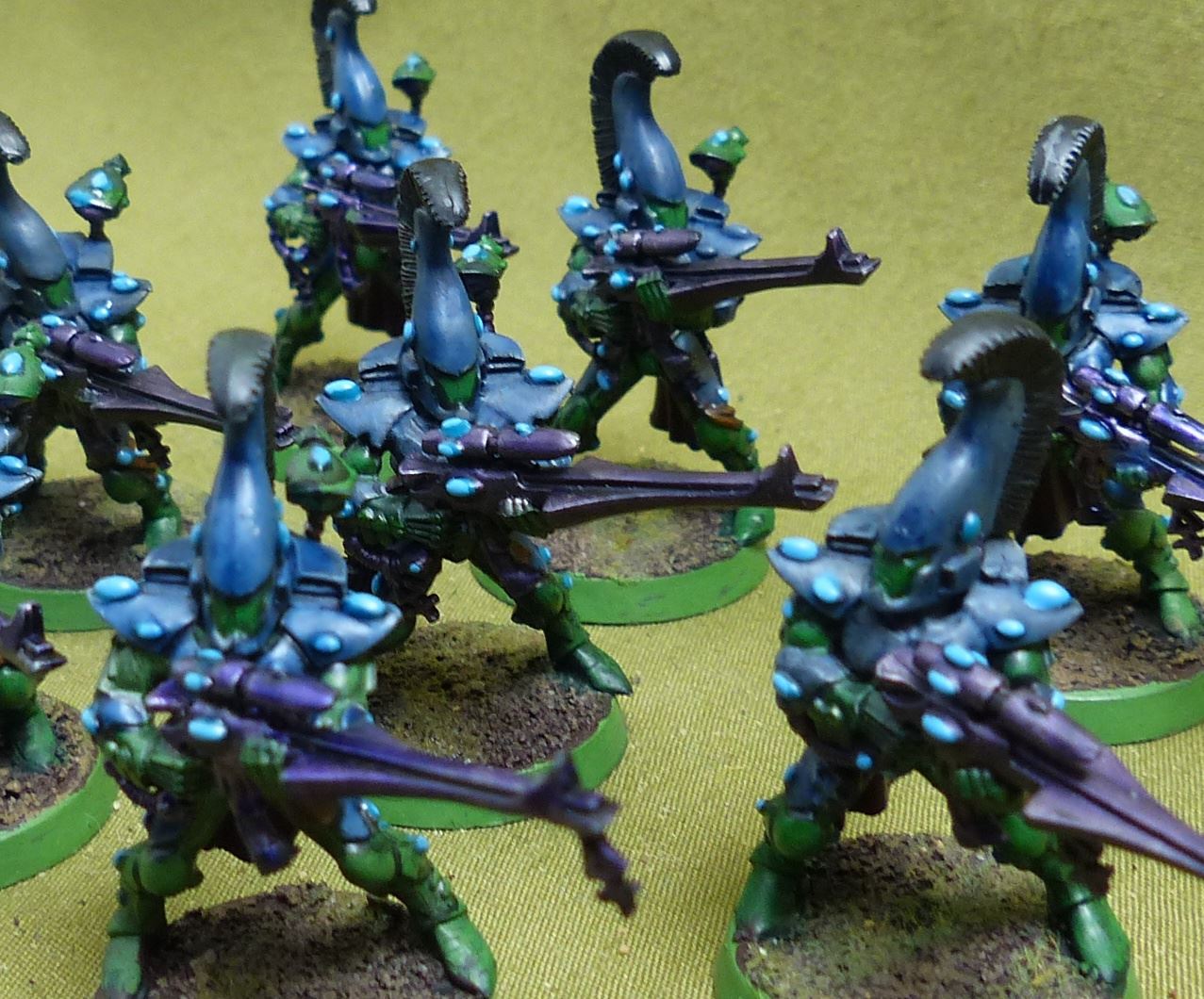 Dire Avengers set of 10 painted - Aeldari - Warhammer 40K #5SA