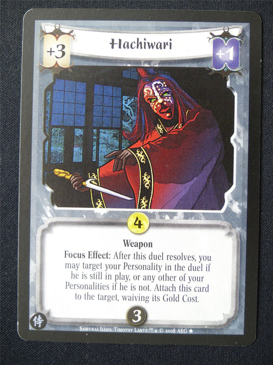 Hachiwari - Sam - Legend of the Five Rings L5R Card #11Y