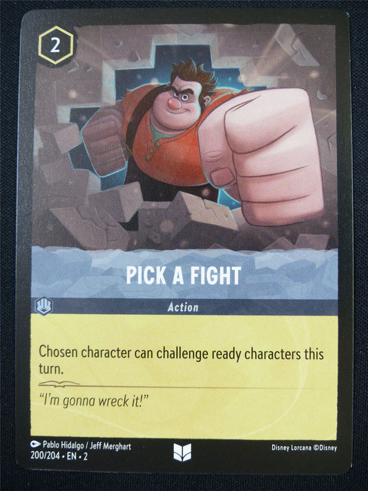 Pick a Fight 200/204 - Lorcana Card #4OO