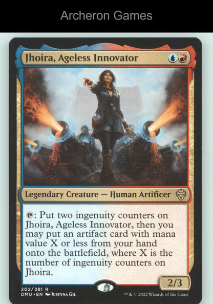 Jhoira, Ageless Innovator 202 R MTG Card Promo Pack: Dominaria United